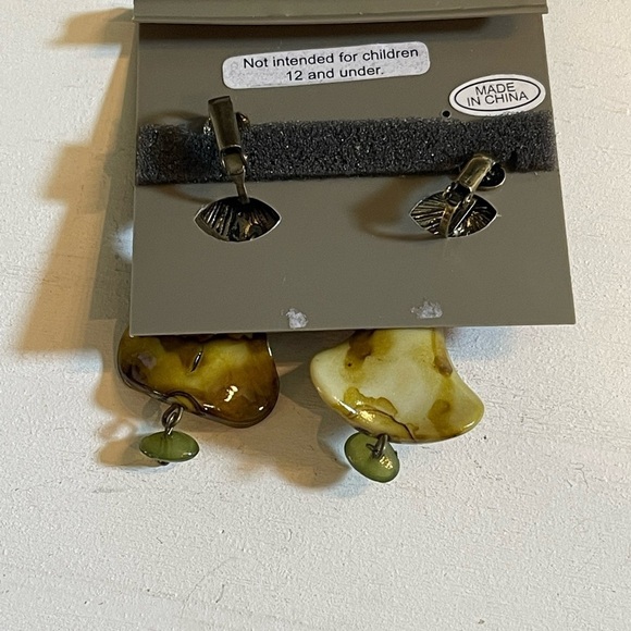 Zevar by Treska funky earrings brand new. Clip on - Picture 3 of 5